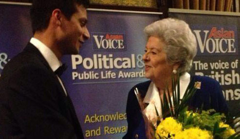 Guest of Honour Baroness Betty Boothroyd - First and only female speaker at House of Commons.